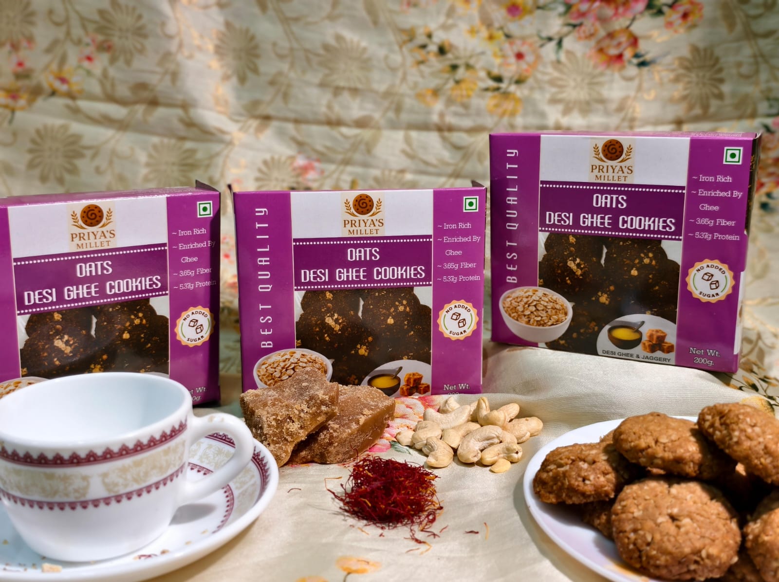 Oats Desi Ghee Cookies